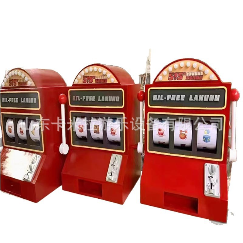 Trendy Slot Machine Mechanical Drum Screen Slot Machine Mechanism Warm-Up Interactive Device Props Trending Check-In