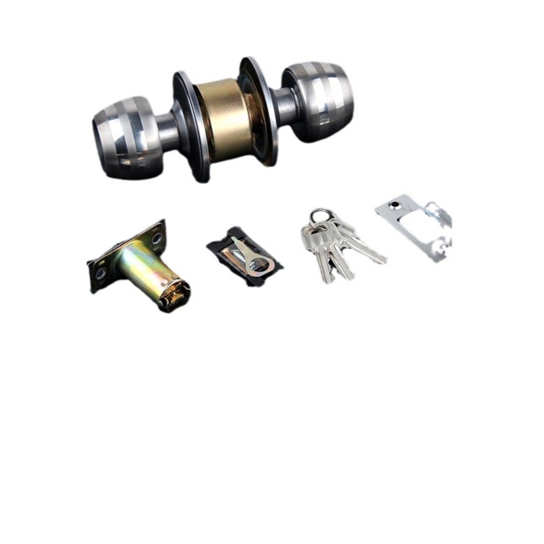 Ball Lock Room Door Lock Indoor Round Lock Door Lock Bedroom Universal Ball Lock Wooden Door Ball Aluminum Alloy Lock Ball Lock