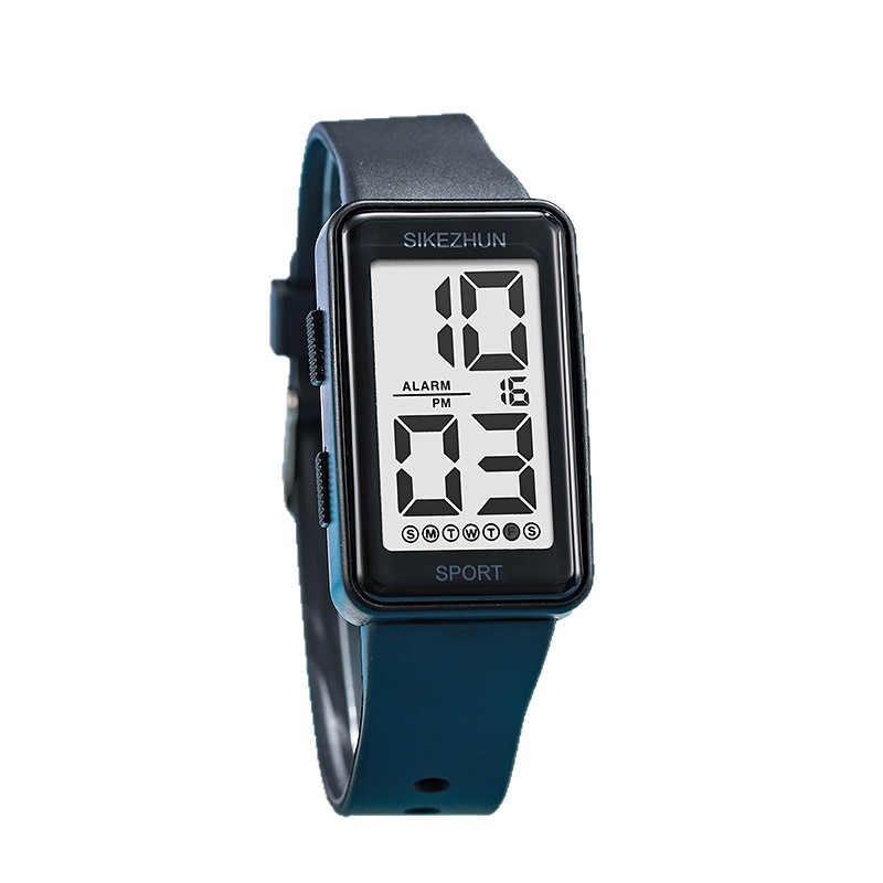 Momentum Skzhuni Cross-Border New Square Electronic Watch, Fashionable and Versatile, Outdoor Sports Waterproof Multi-Functional Model