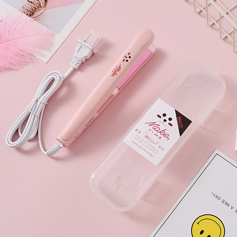 Прямые мини электрические утюжки для волос двухвального назначения, портативные инструменты для укладки