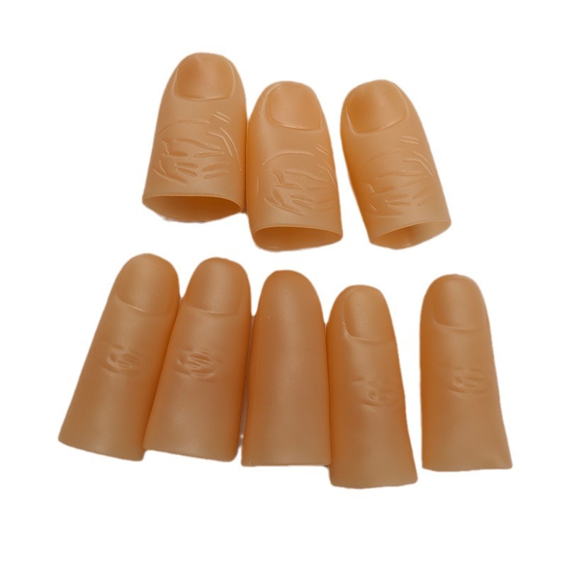 Soft Index Finger Sleeve, Soft Thumb Protector, Magic Index Finger Sleeve, Picking Index Finger Protective Sleeve, Simulated Finger Sleeve