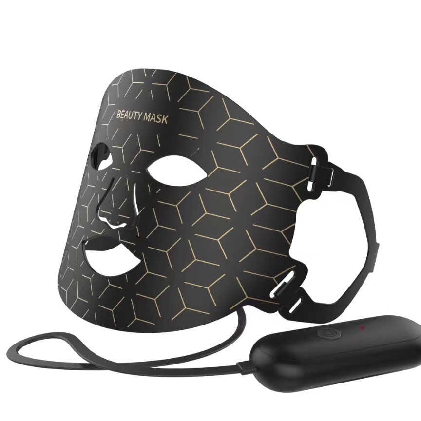 Facial Mask Beauty Device 7-Color Light Mask Beauty Device Led Silicone Photon Rejuvenation Device Spectrometer Facial Mask