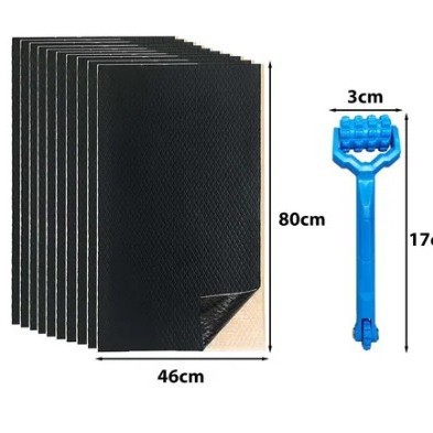 Black Glue Aluminum Plate Butyl Glue Shock-Absorbing Plate Damping Sheet Sound Insulation Cotton Four-Door Full Car Sound Insulation Car Sound Insulation Material