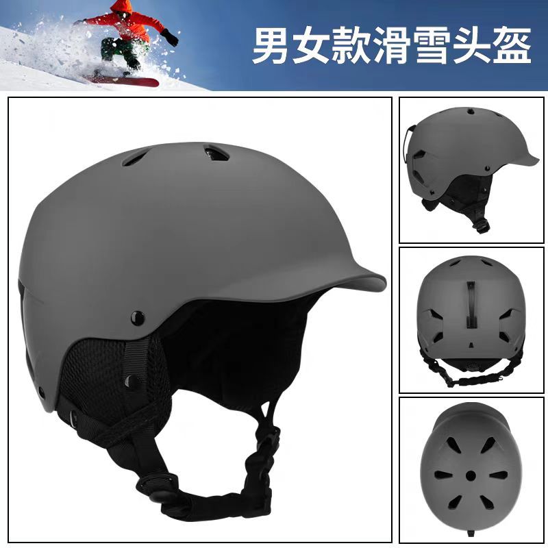 Spot Wholesale Professional Ski Helmets Single Version Double Board Adult Ski Protective Gear Winter Sports Ski Equipment