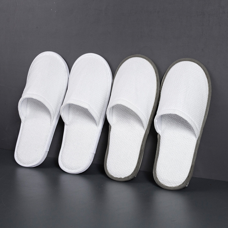 All-Season Hotel Disposable Slippers, Pearl Cotton Thickeneded Hotel Special B&B Home Non-Slip Hospitality Wholesale
