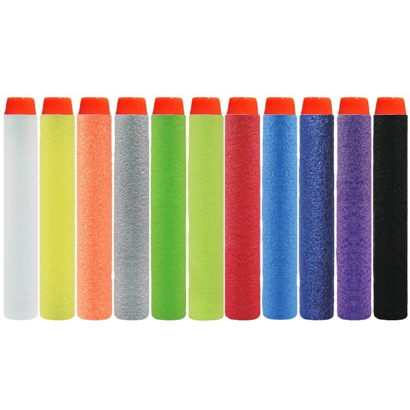 Suitable for Nerf Soft Bullet Gun Foam Bullet Hard Head Small Round Head Eva Soft Bullet Haosen Toy Manufacturer Direct Sales