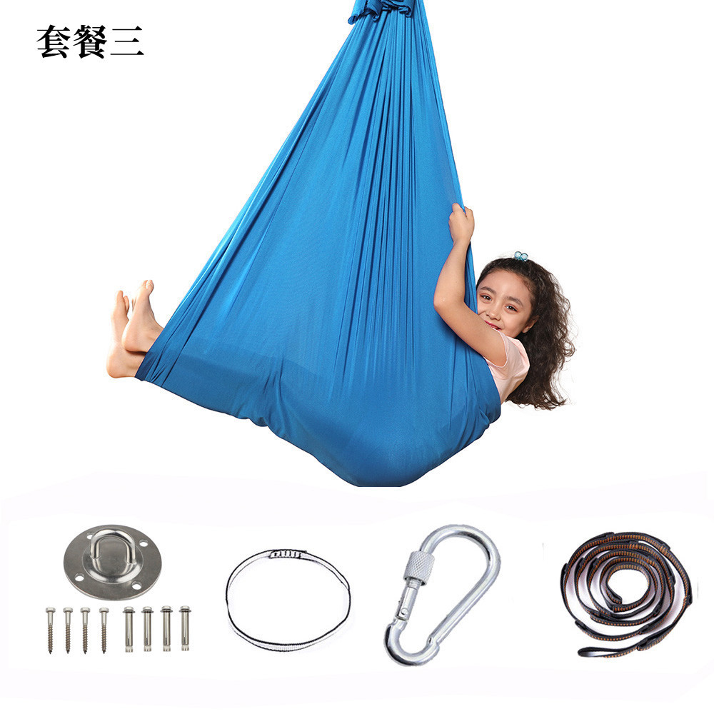 Therapy Yoga Swing Kidsren's Yoga Hammock Swing Polyester Material Aerial Elastic Sensory Training