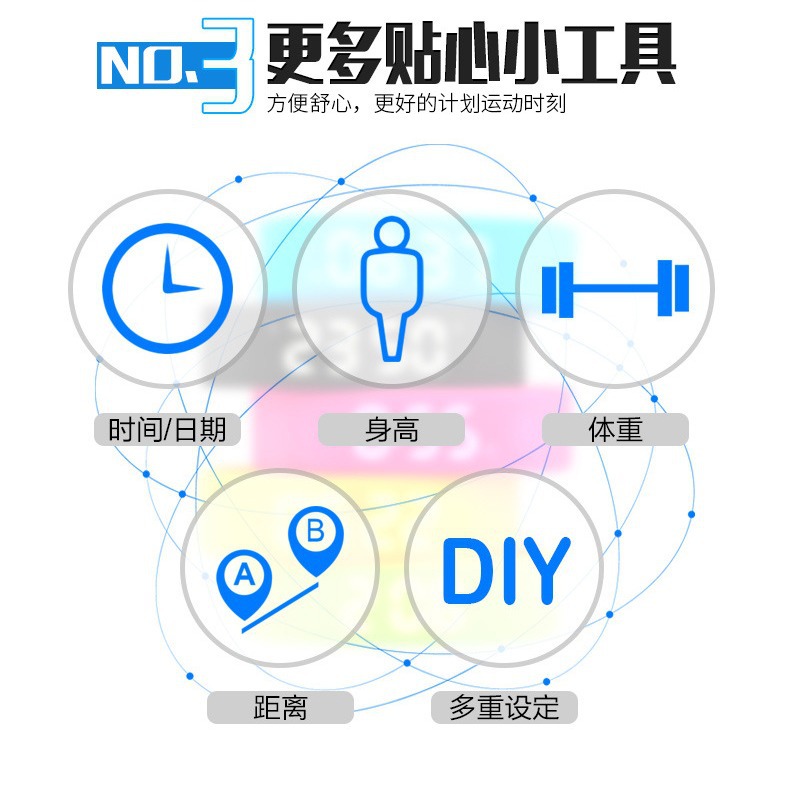 T5C Smart Watch Fd68S Smart Bracelet Round Screen Color Screen Music Weather Step Counting Sports Bracelet