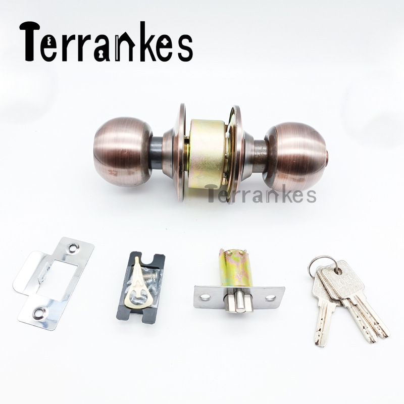 Manufacturer Produces Door Lock 587Ss Stainless Steel Ball Lock Copper Lock Core 5871 Ball Lock Red Bronze Matte Black
