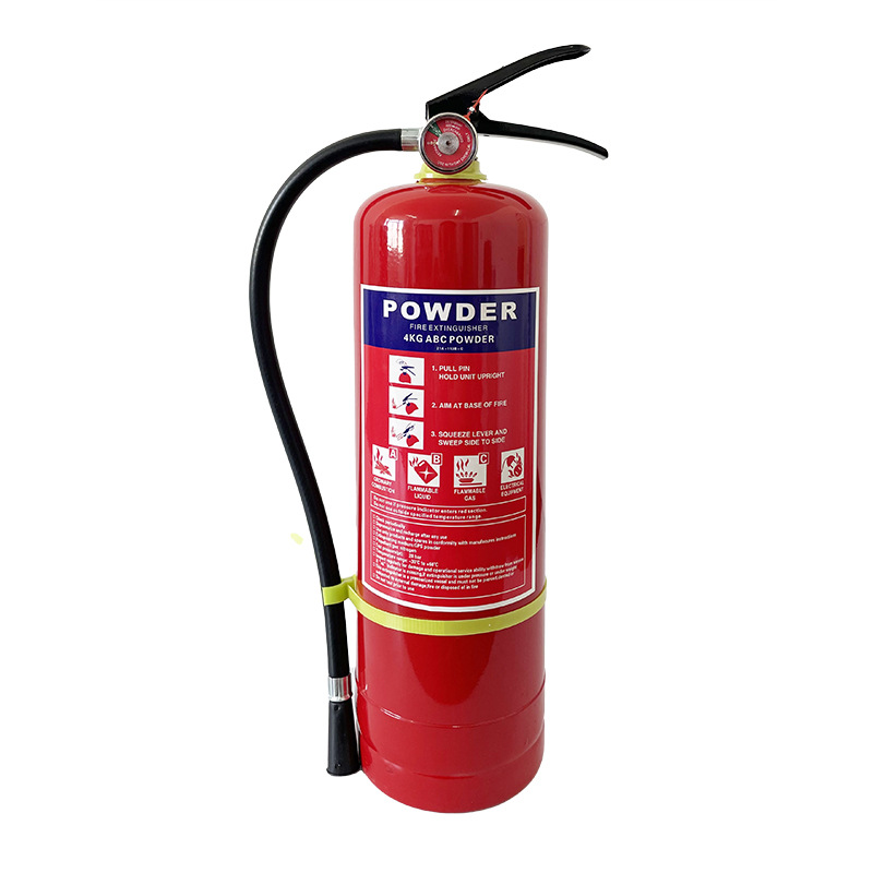 English Dry Powder Fire Extinguisher Warehouse Carbon Dioxide Cart-Mounted Hanging 1Kg2Kg3Kg4Kg5Kg6Kg8Kg