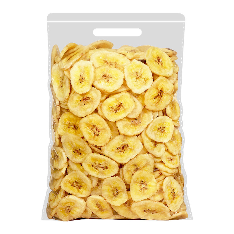 Banana Chips Whole Box 2.5kg Wholesale Bulk Banana Crisps Dehydrated Non-Fried Natural Healthy Dried Fruit Snacks