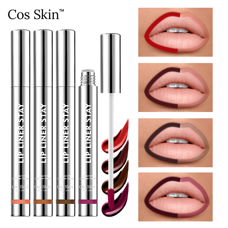 Cross-border exclusive for explosive CosSkin tear lip glaze waterproof velvet matte easy to color wholesale Lip Glaze