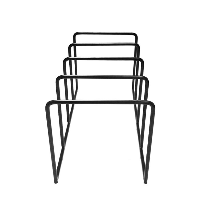 Iron Wire 4 grid extracurricular book classification study stationery shop desktop book stand display stand black white gold storage