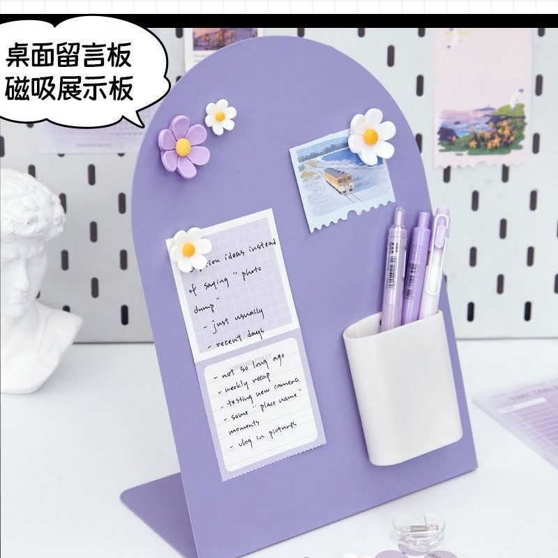 Настольная магнитная доска в форме арки, креативный подарок для рабочего места, подставка для сообщений, memo-орнаменты