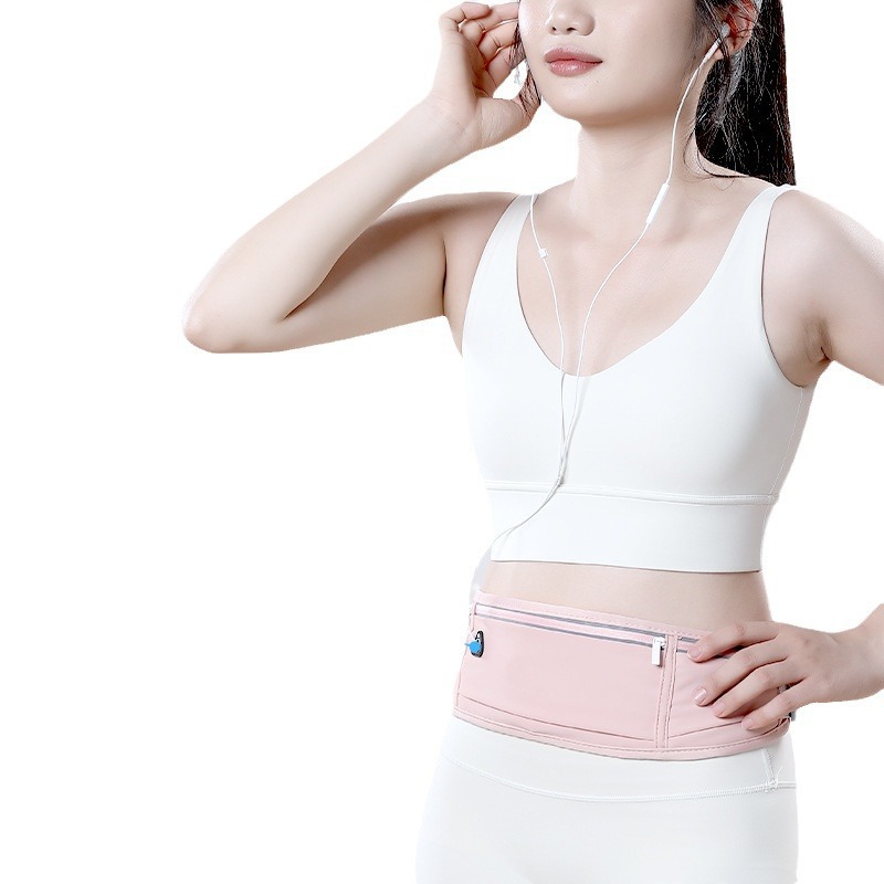 Running special waist bag does not shake mobile phone bag ultra-thin professional men's and women's large capacity fitness sports small bag