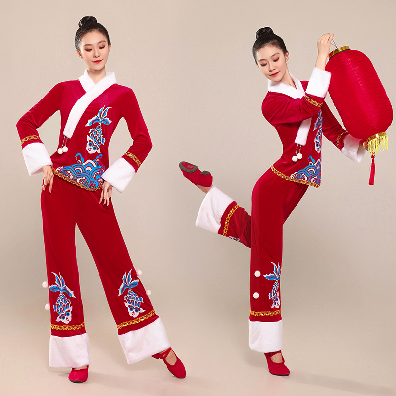 Новый праздничный костюм для танца Янько, национальный танец, одежда для новогоднего выступления