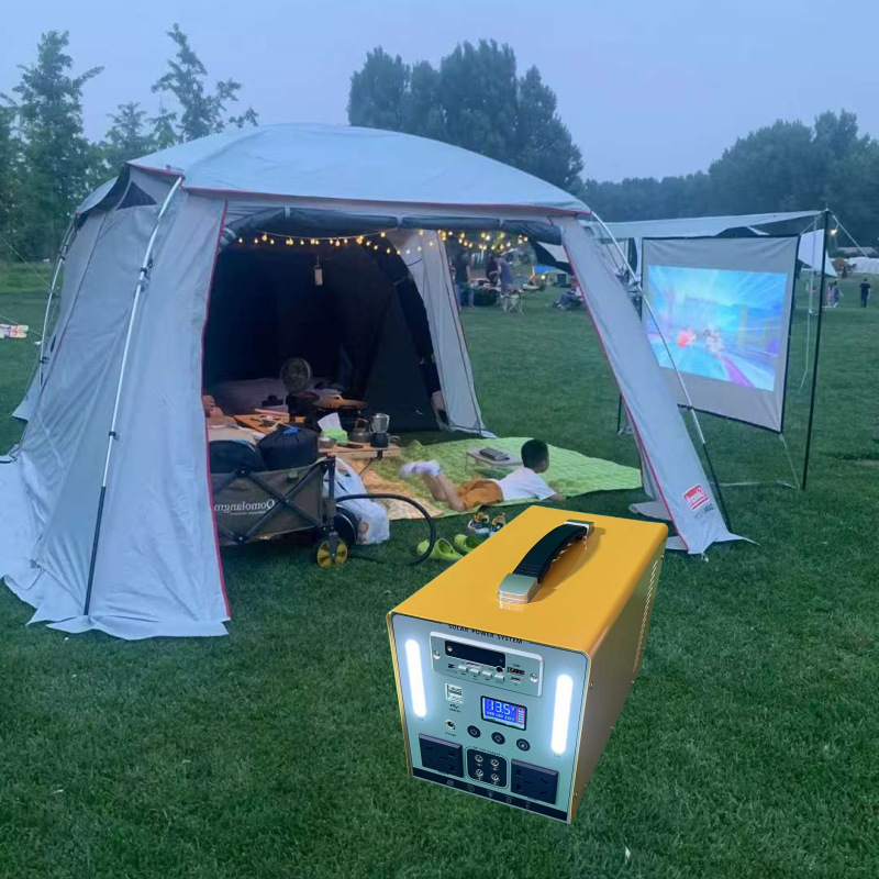 Portable Solar Outdoor Energy Storage Mobile Power Supply Camping Self-Driving Tour Energy Storage Power Supply African Solar Energy Storage