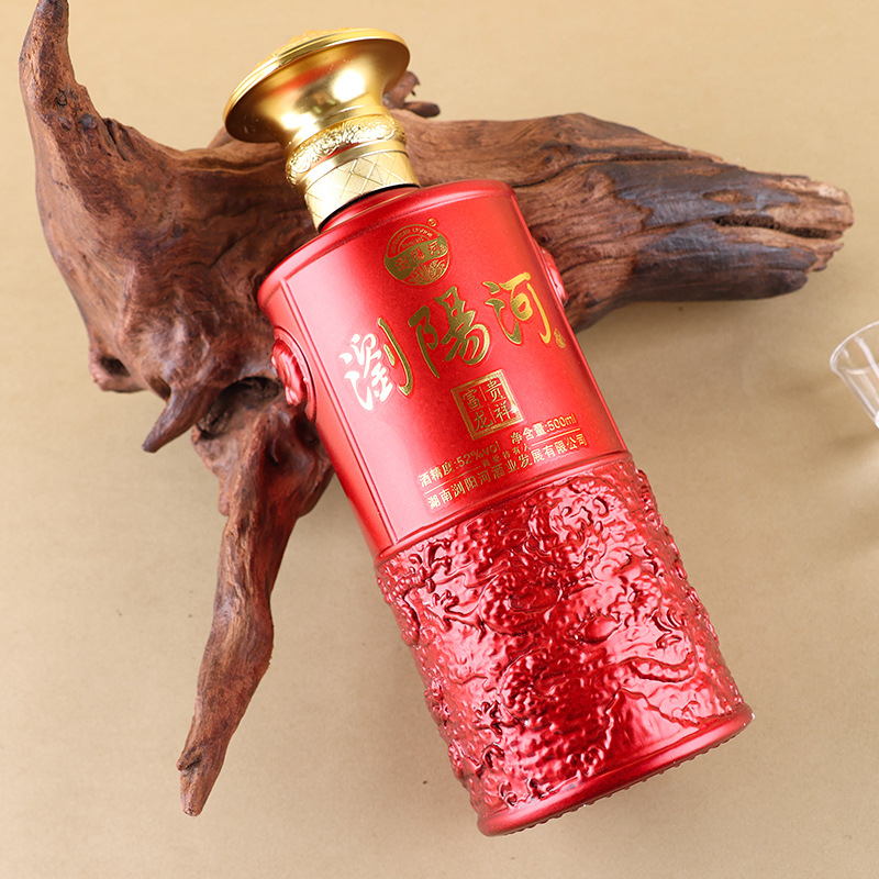 Strong-Flavor Liquor 52% Gift Box Set, Whole Box of 6 Bottles, Wholesale, Dropshipping, Free Shipping for Weddings, Commercial Bulk Packaging