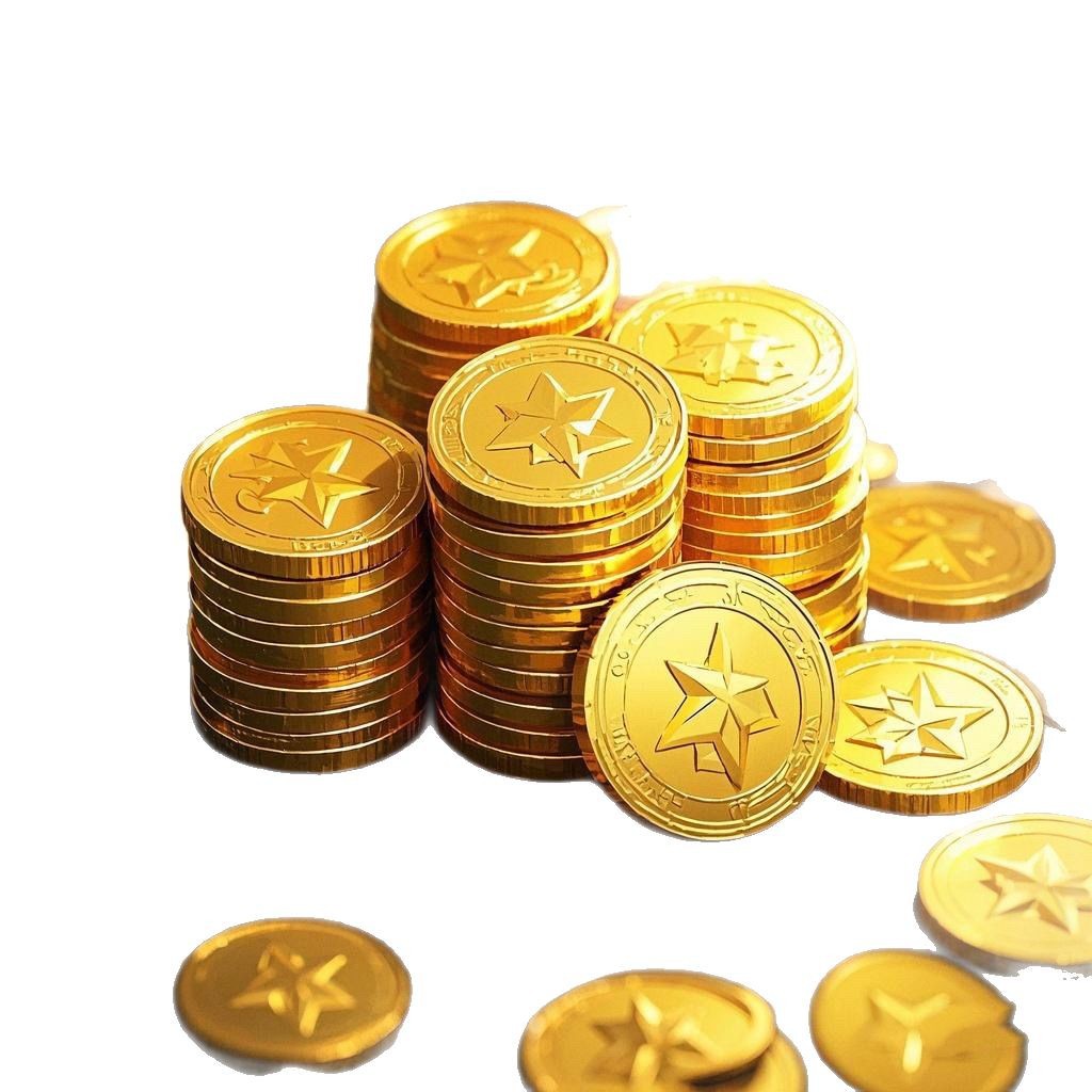 Wholesale Metal Game Coins and Prop Money Bags for 2D Game Peripherals