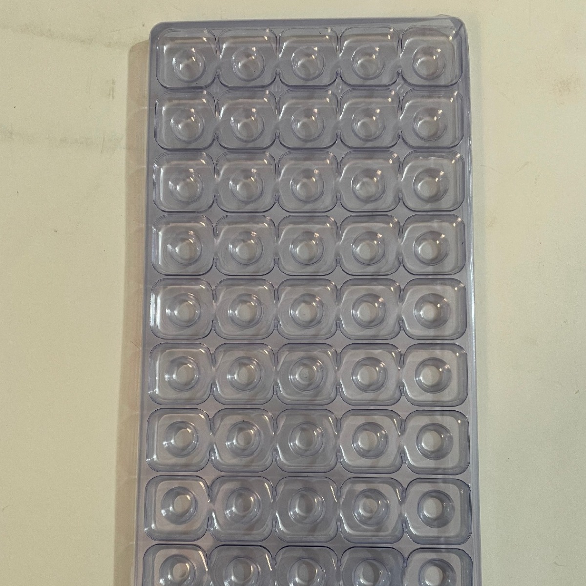 26-Sided 50-Piece Tray Pvc Plastic Tray Packaging Box