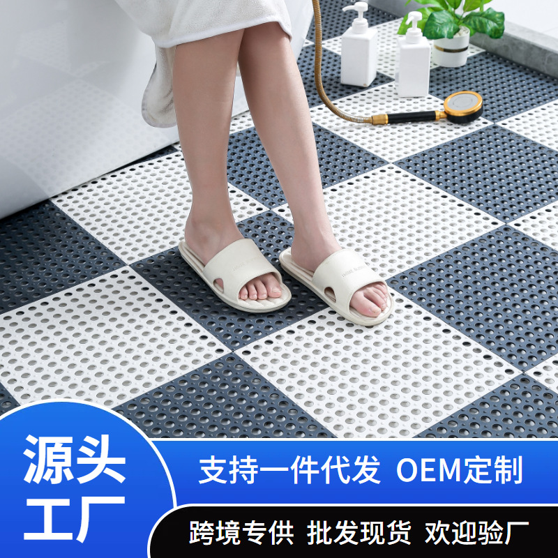 Оптовые антискользящие коврики для ванной, антискользящие соединяемые коврики для дома, коврики для кухни и ванной, толстые коврики для ног в коммерческих гостиницах