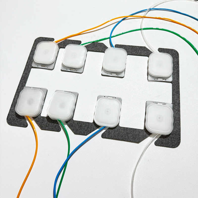 Car Seat Massage Tpu Massage Airbag Waist Lumbar Support Massager Liner Tpu Air Bag Manufacturer Customized