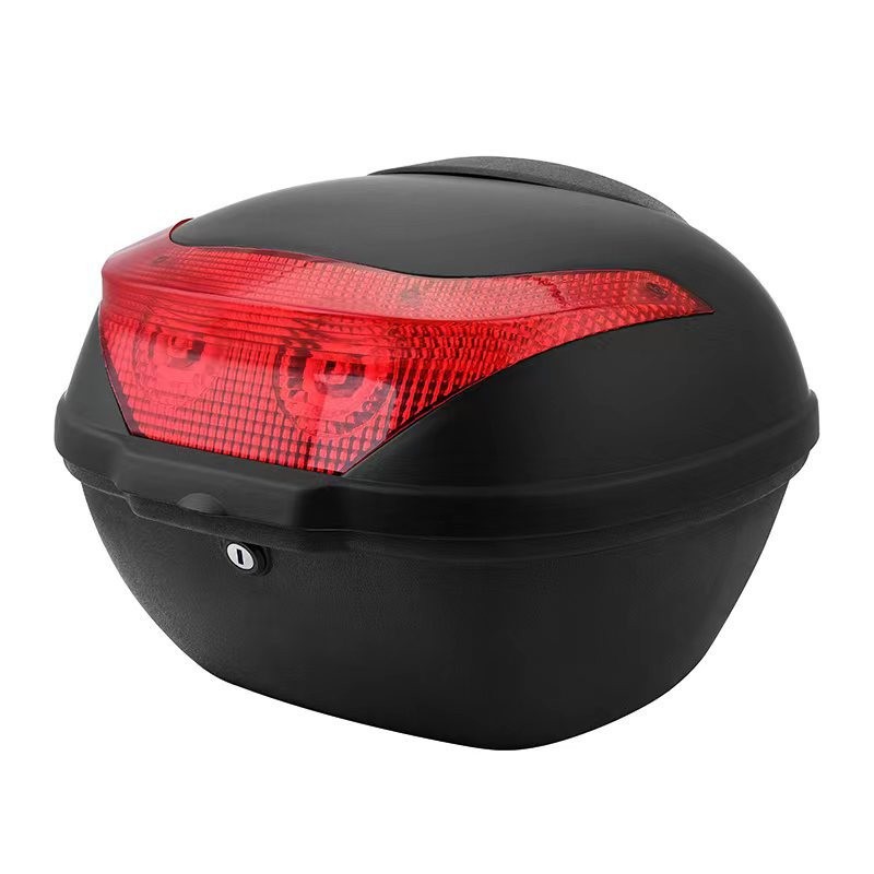 Customized Supply of Electric Vehicle Tool Trunk Anti-Shake Waterproof Rear Trunk Universal Large Capacity Motorcycle Trunk