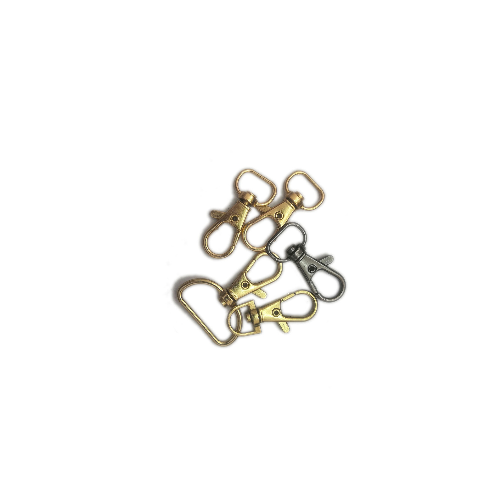 Factory Direct Sales Bag Fish Mouth Buckle Lobster Buckle Accessories Mobile Phone Rope Buckle Key Chain Work Permit Shoulder Bag Webbing Dog Buckle