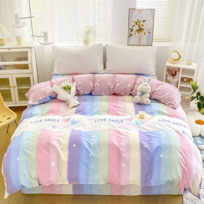 Twill Duvet Cover Single Piece 1.2m Single Student Dormitory Duvet Cover Double Size 150X200X230 Factory Cross-Border Wholesale