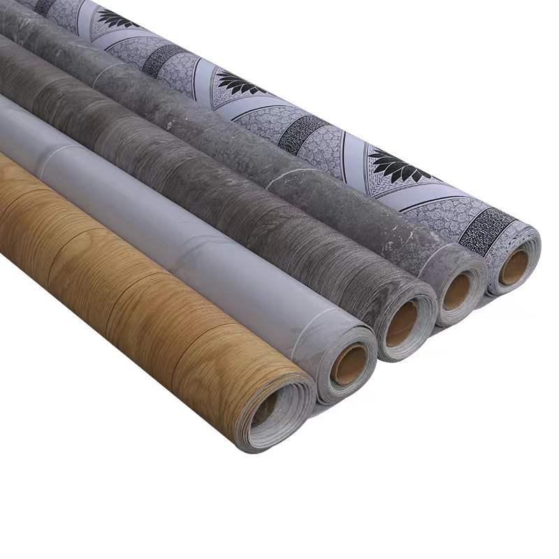 Floor leather thickened waterproof wear-resistant pvc self-adhesive plastic floor cement floor stickers household commercial engineering leather