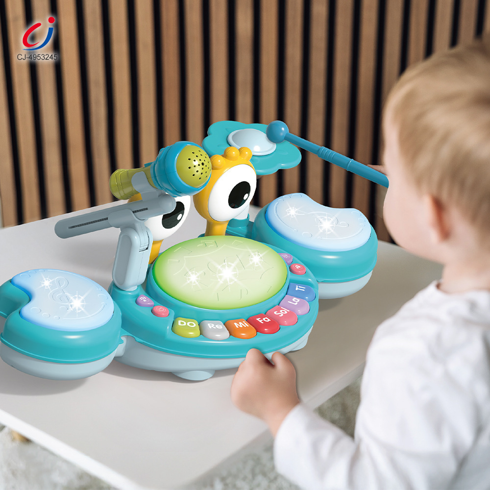 Горячий новый продукт Amazon, цифровая джазовая барабанная пианино-музыкальная игрушка, 2-цветное смешанное взаимодействие для семьи