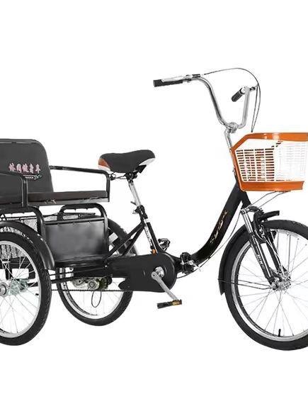 Pingxiang elderly tricycle scooter elderly scooter pedal double car pedal bicycle adult tricycle