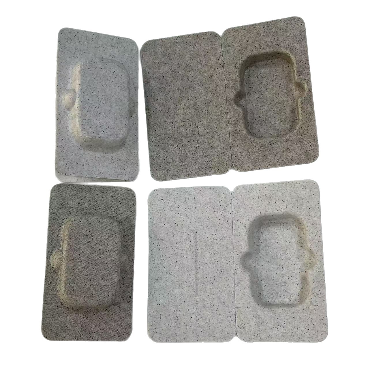 Paper Pulp Molding, Coffee Grounds, Biodegradable and Environmentally Friendly Universal Paper Inner Tray