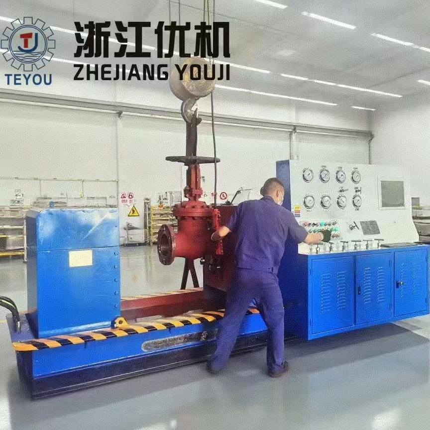 Тестовый стенд для клапанов с двойным захватом