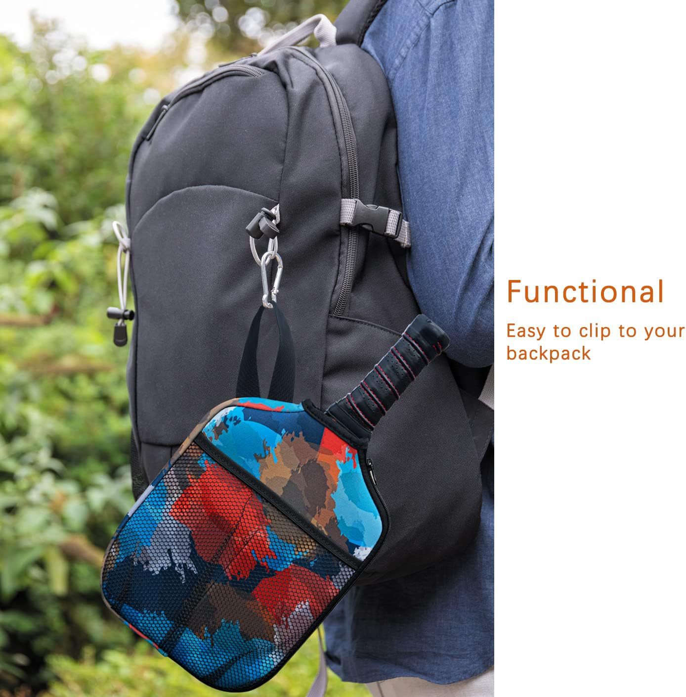 In stock wholesale peak racket cover outdoor beach tennis peak ball protective cover table tennis diving material racket bag