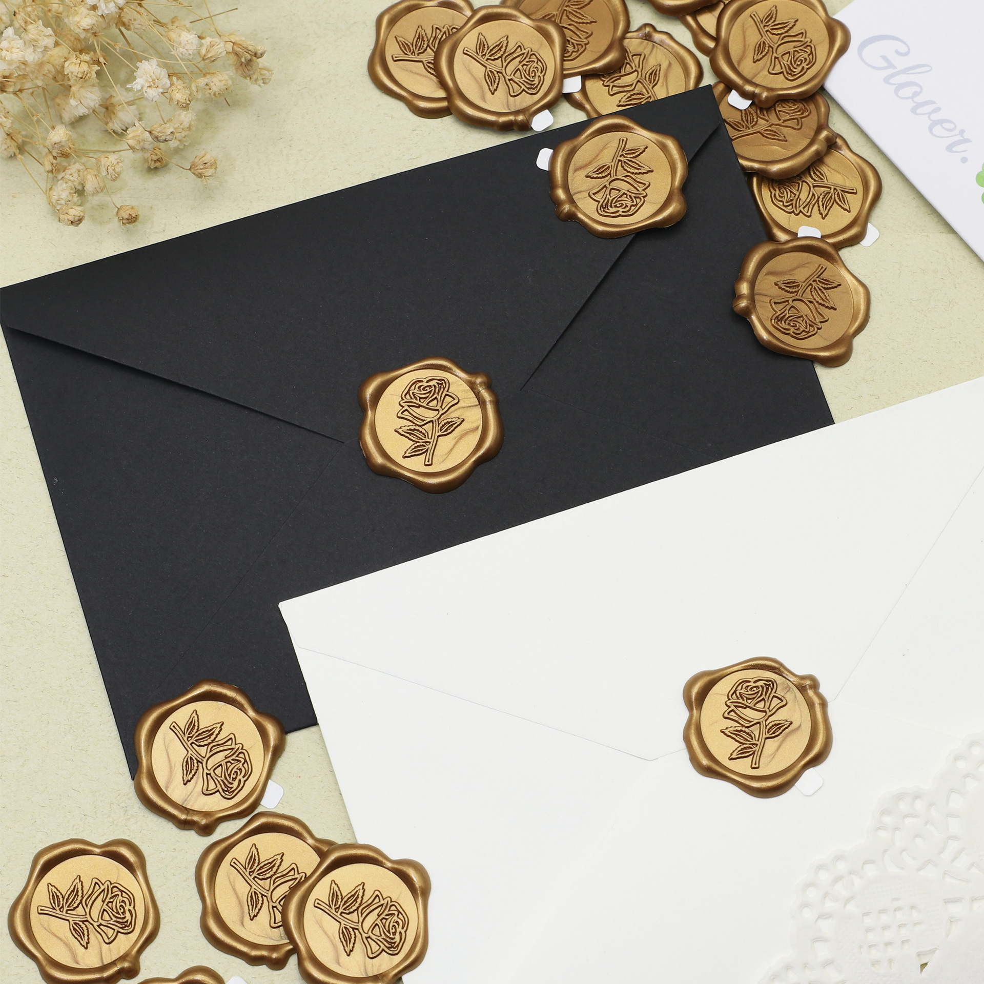 Fire paint wax label ready-made 10 minimum order vintage fire paint sealing label label fire paint cover seal wax paste paint print