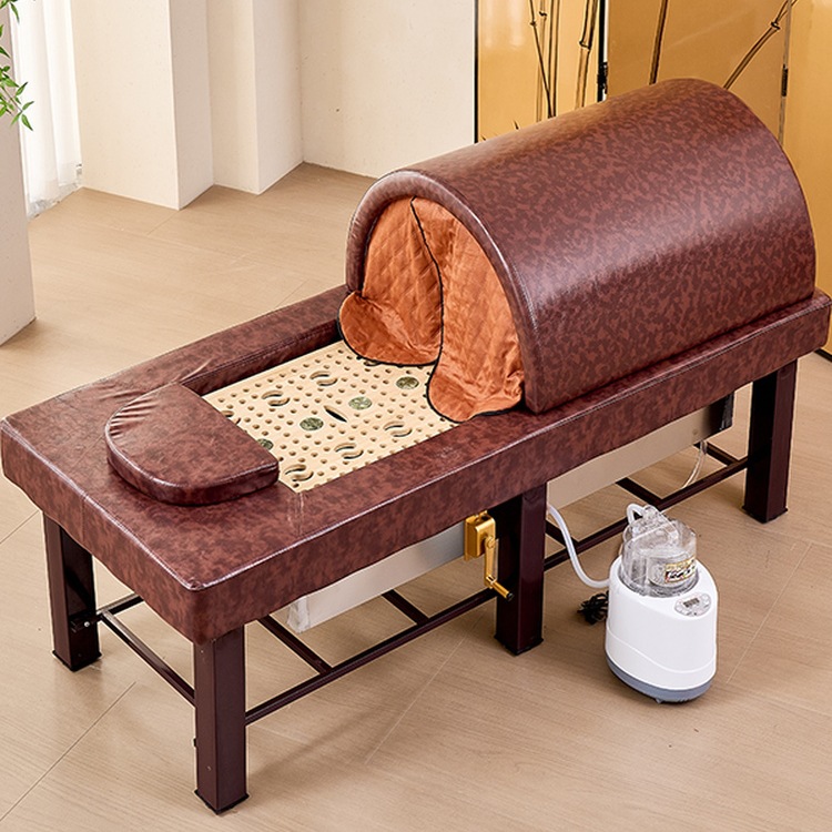 Special Bed for Chinese Medicine Fumigation, Moxibustion Bed, Whole Body Moxibustion, Home Physiotherapy Bed, Beauty Salon Special Health Massage Sweat Steaming Bed