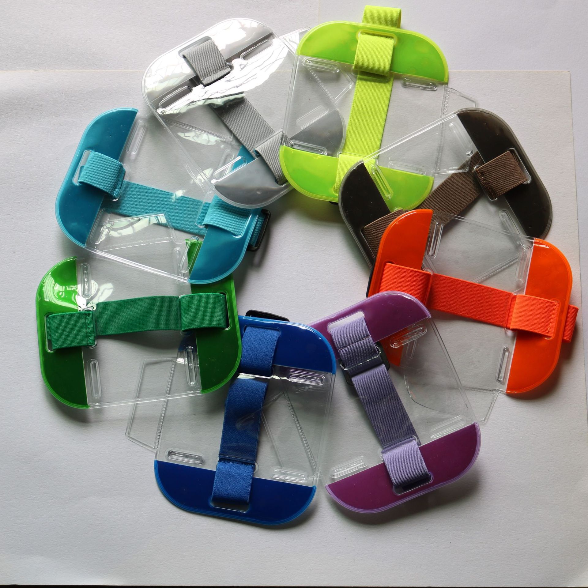 Manufacturer Produces Pvc Reflective Arm Card Sleeves, Sports Armbands, Night Safety Arm Sleeves, Colorful Printable