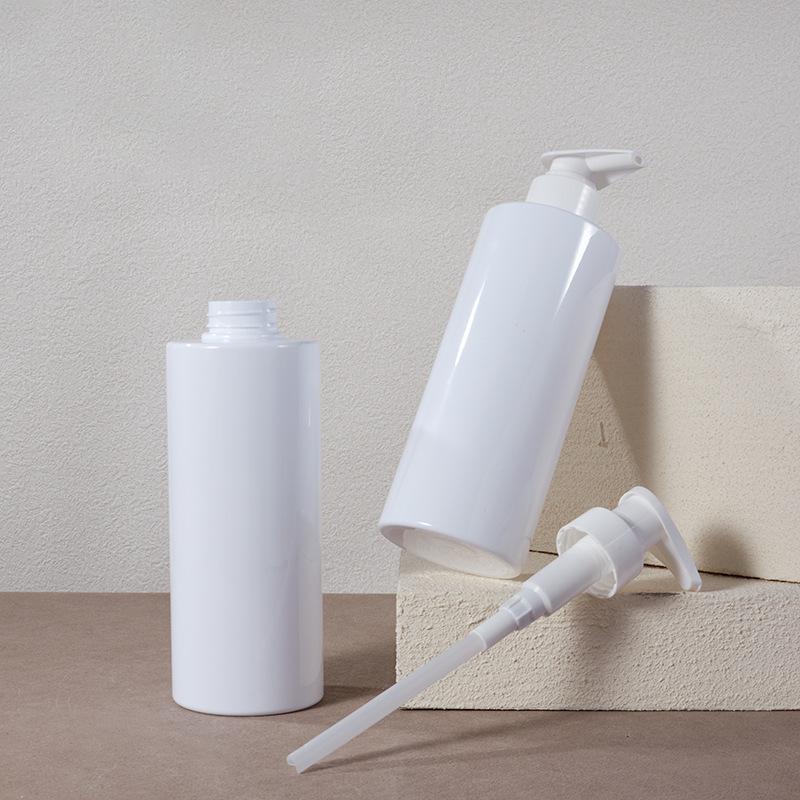 Spot Pet Lotion Bottle 500ml High-End Shampoo Bottle White Classy Hotel Shower Gel Shampoo Bottle