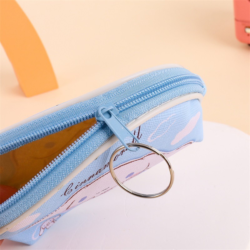 Cross-border coin purse cute cartoon keychain student female new storage small wallet PU small gift manufacturers wholesale