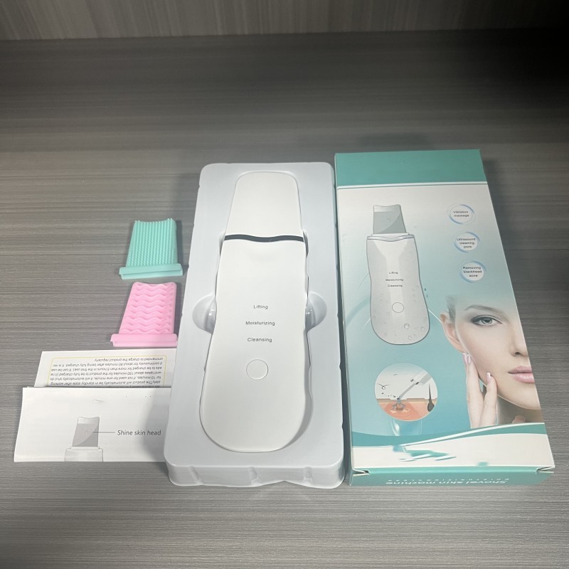 Blackhead instrument pore cleaning and cleansing instrument USB charging ultrasonic peeling machine skin ion electric beauty instrument