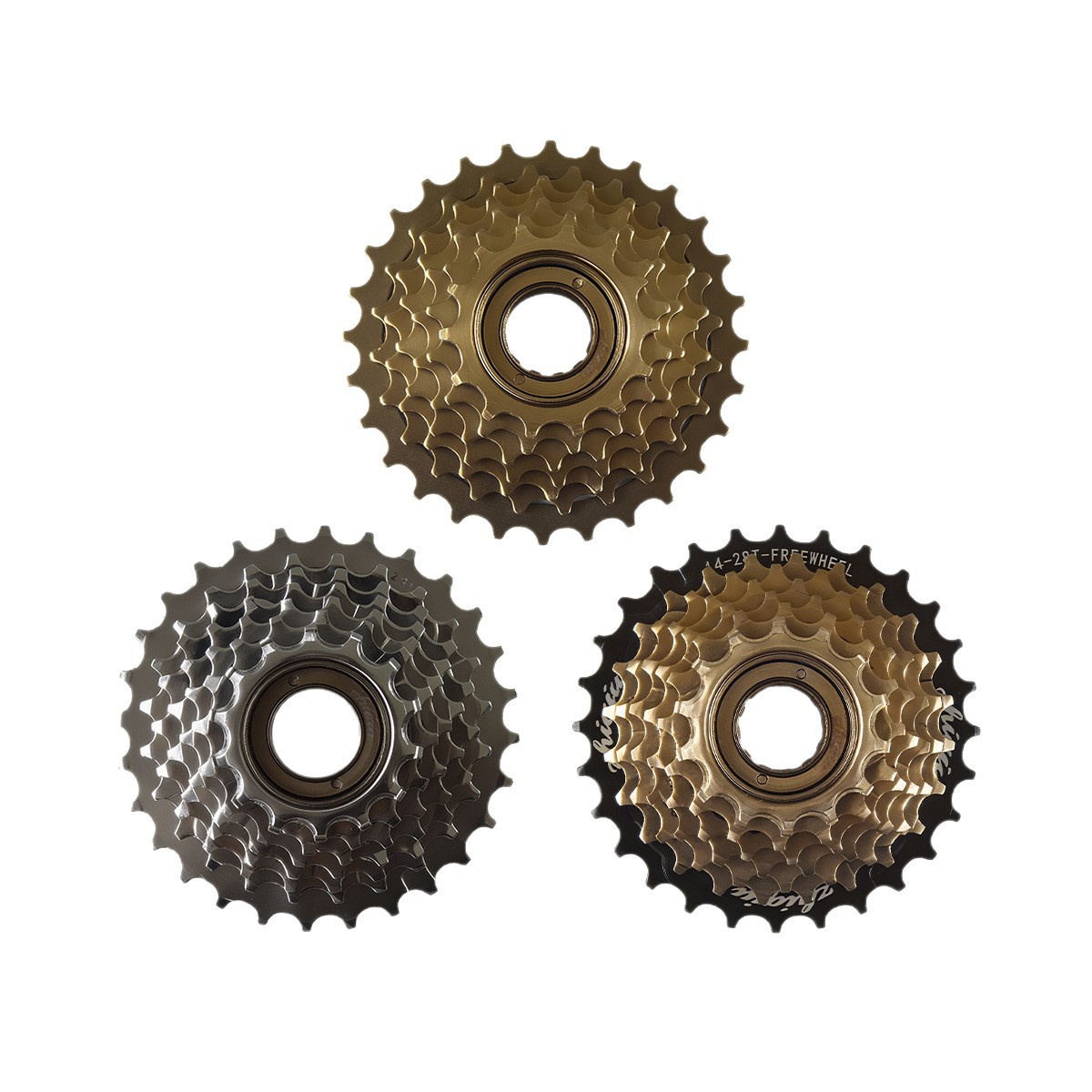Mountain Bike Freewheel 7/8/9/10 Speed Positioning Bicycle Gear Electroplated Rust-Proof Rotating Durable Speed Freewheel