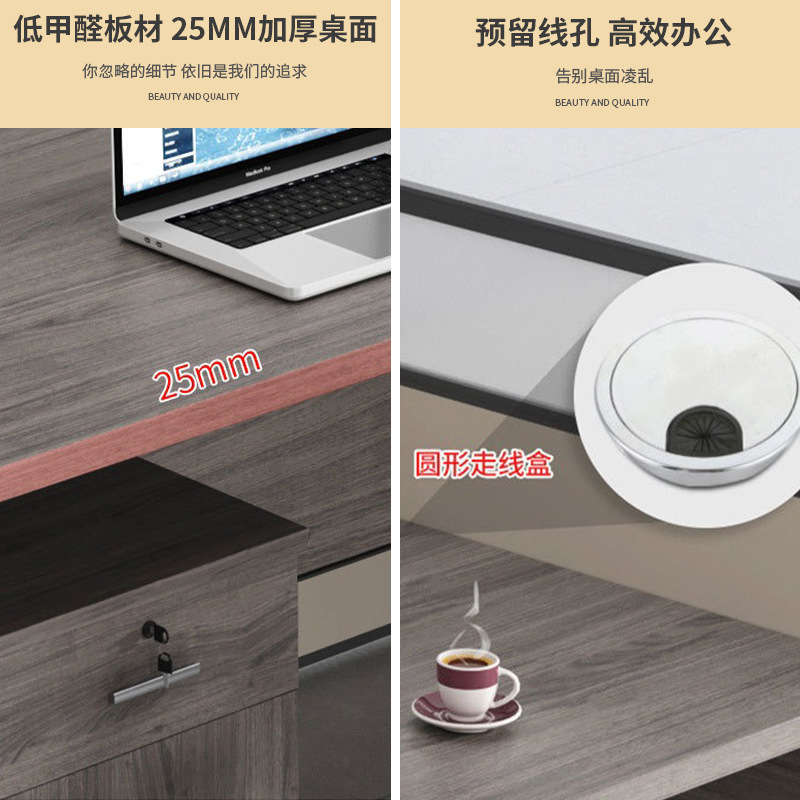 Office Staff Desk, Staff Desk and Chair Combination, Simple Screen Partition, Office Furniture, Foshan Manufacturer