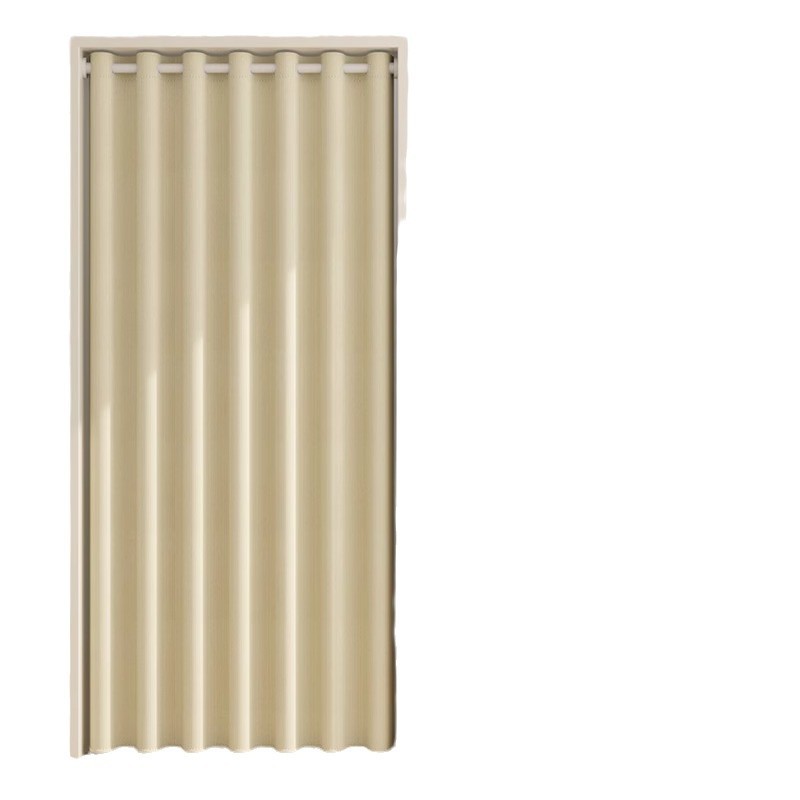 Home Shading Door Curtain Warm Kitchen Air Conditioning Windshield Partition Curtain Shading Curtain Hole-free Hanging Curtain for Rental Room