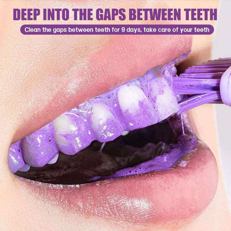 Cross-Border Purple Whitening Tooth Powder, Tooth Cleaning, Brightening, Removing Yellowing, Removing Tartar, Fresh Breath, Cleaning Tooth Powder Wholesale