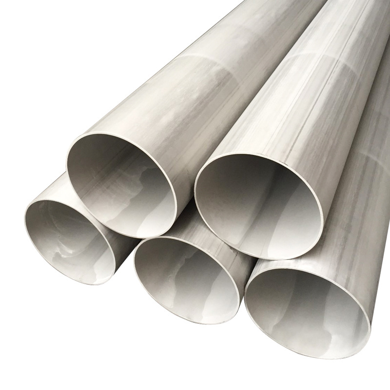 Cross-Border 304 Stainless Steel Welded Pipe 201 Large Diameter Stainless Steel Industrial Pipe Thickeneded 316L Stainless Steel Drainage Pipe