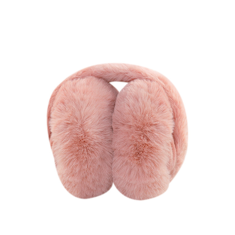 Ruiya Carefully Selects Foldable Earmuffs for Men and Women in Winter, Windproof and Antifreeze, Overall Detachable Headband, Warm Plush Earbags