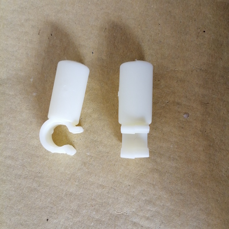 Wholesale mosquito net bracket accessories hanging fan Rod half buckle plastic joint hanging fan Rod gripper hook