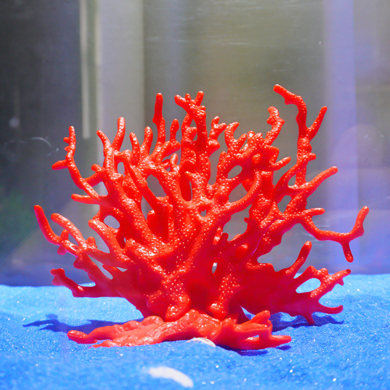 Cross-Border Simulated Coral Fish Tank Landscaping Ornaments Aquarium Underwater Fish Tank Landscaping Simulated Water Plants Plastic Fake Coral