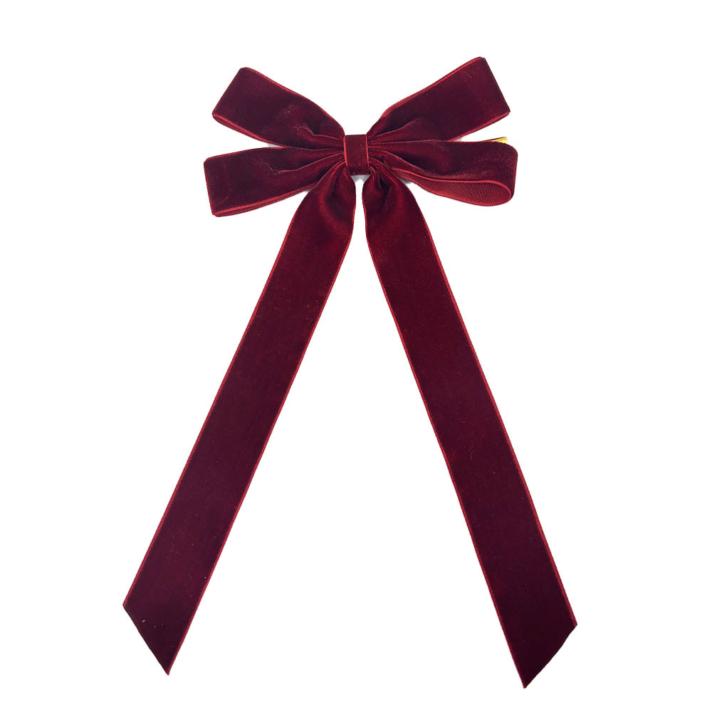 Cross-Border Small Red Velvet Bow Christmas Tree Home Etiquette Room Birthday Party Door Wedding Decoration